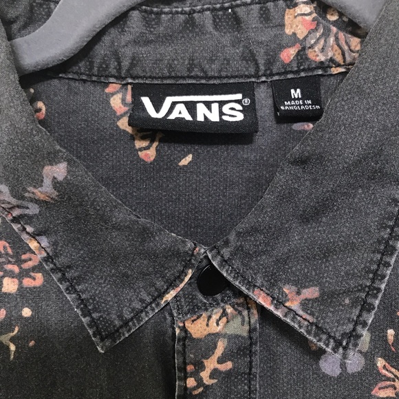 Vans Floral Button Up Shirt - Picture 2 of 3